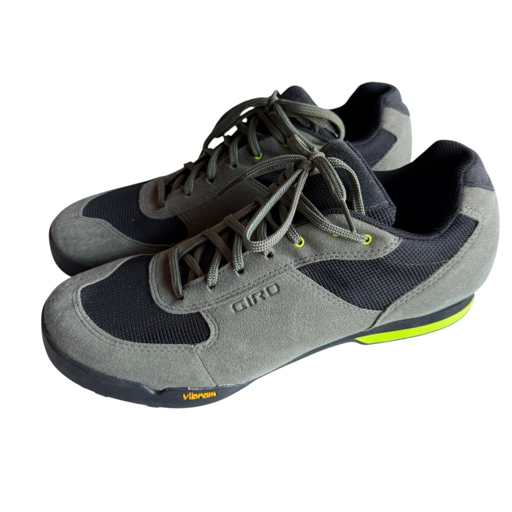 Giro Rumble VR Mountain 2 Bolt Cycling Shoe Mens size 11 Olive Green Suede Black